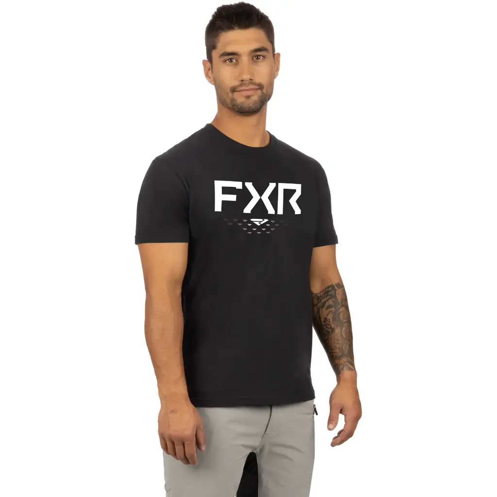 Remera Premium Helium Black/White