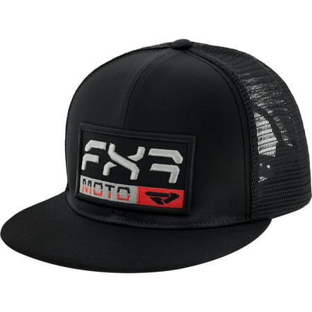 Gorra Moto Baseball Negro/Rojo