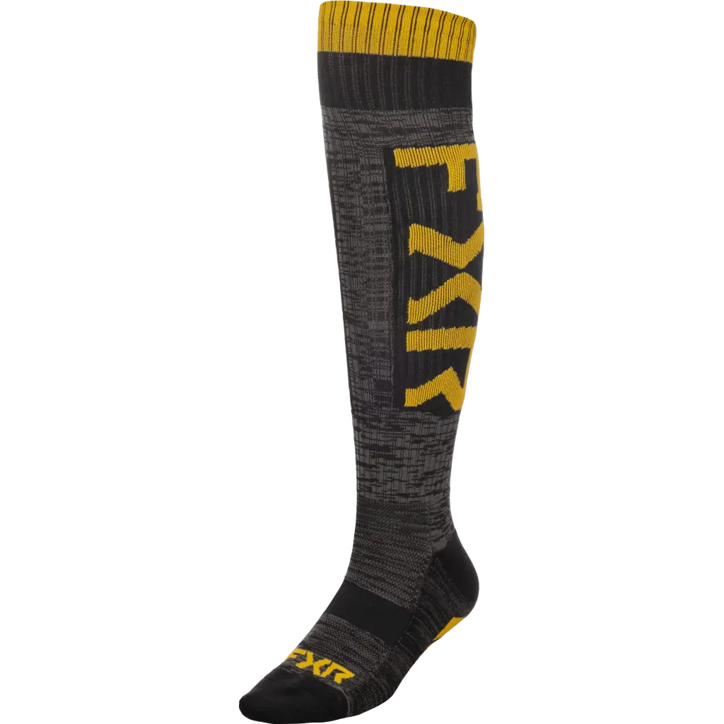 Medias Moto Sock Gold/Black