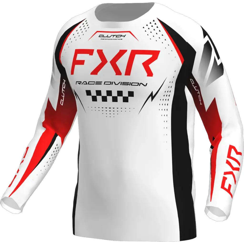 Clutch Pro Jersey White/Red