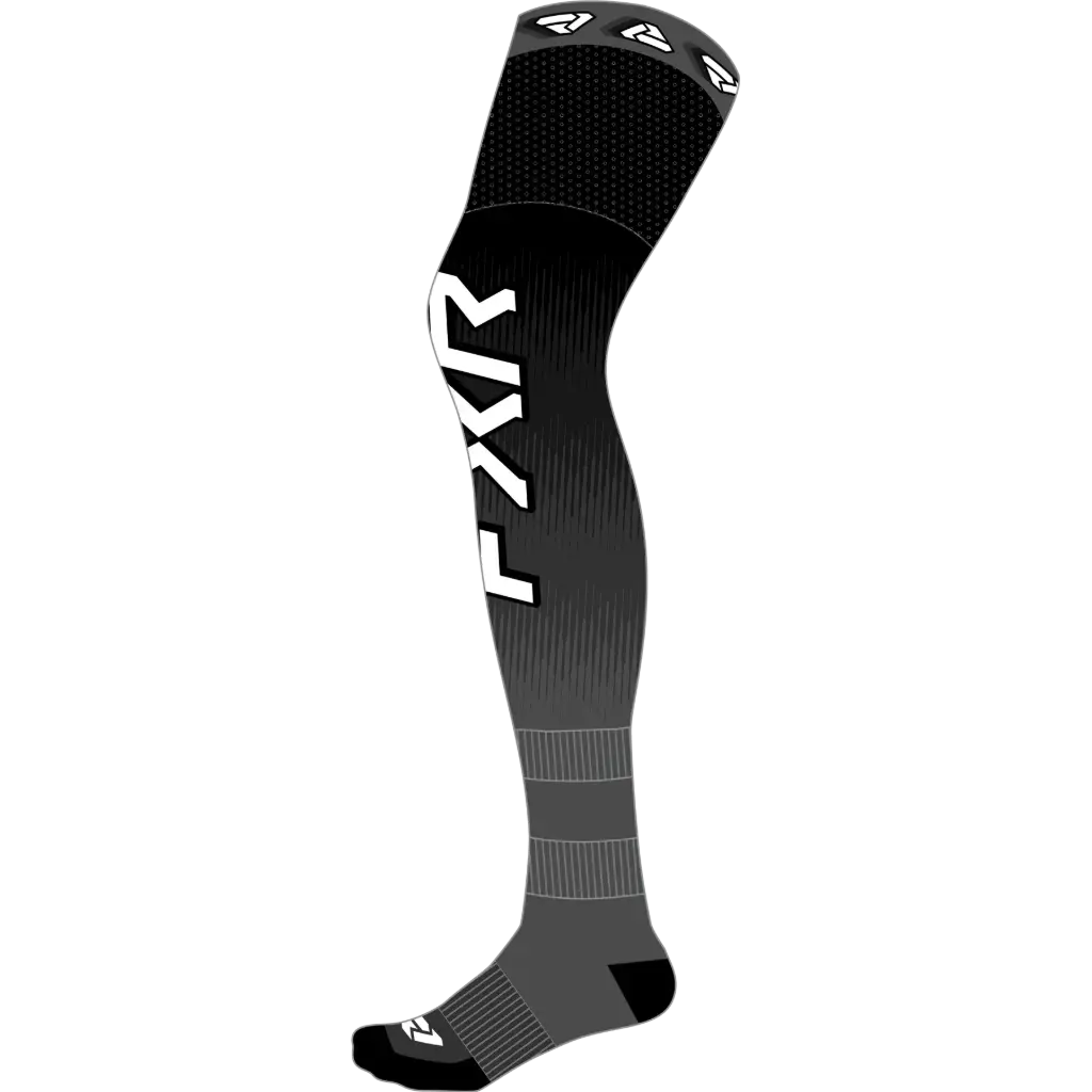 Medias Riding Sock Black White