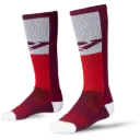 Medias Moto Sock Red/Maroon/White