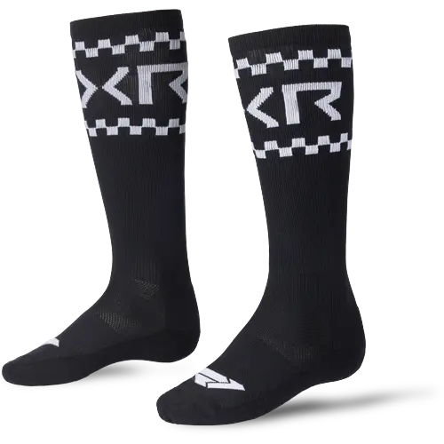 Medias Moto Sock Black/White