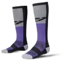 Medias Moto Sock Purple/Black/Grey