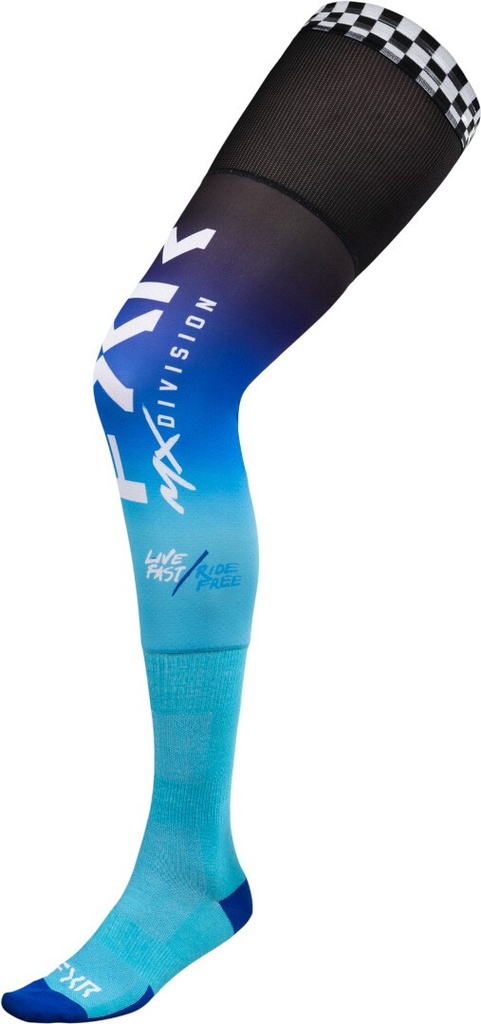 Medias Riding Negro/Blanco/Azul Talle S M