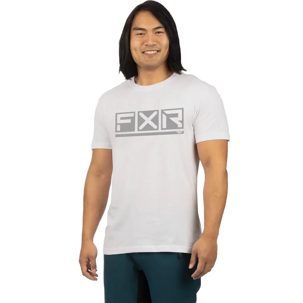 Remera Podium Premium White/Grey