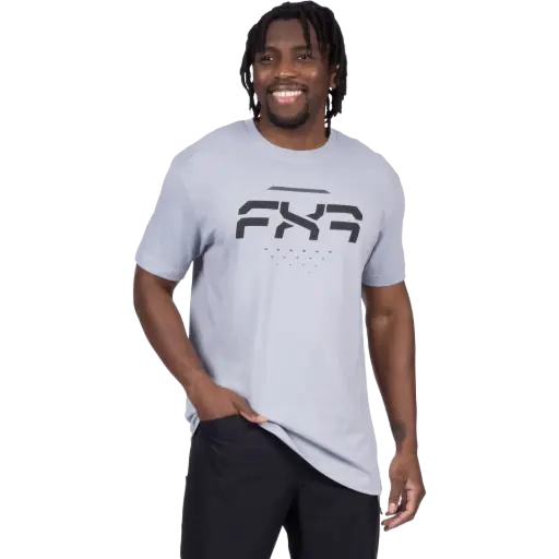 Remera Vapor Premium Gris/Negro