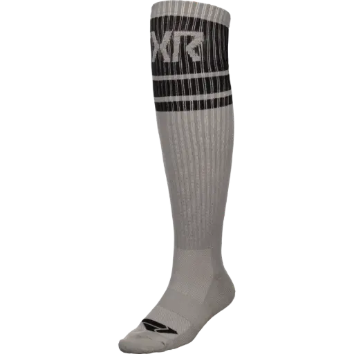 Medias Moto Sock Gris/Negro