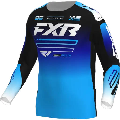 Clutch Jersey Azul/Negro