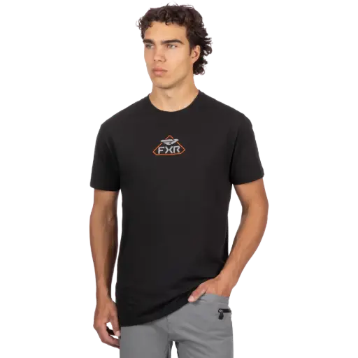 Remera Coast Premium Black Orange
